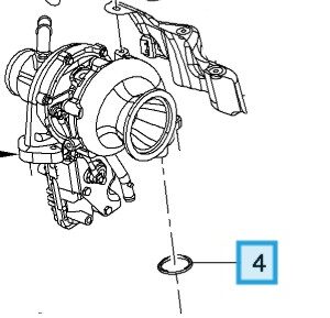 Vauxhall Insignia 2009-2017 Exhaust Manifold O-Ring