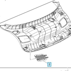 Vauxhall Insignia 2018-Present Tailgate Access Panel