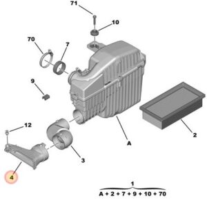 Vauxhall Corsa 2020-Present Induction Pipe