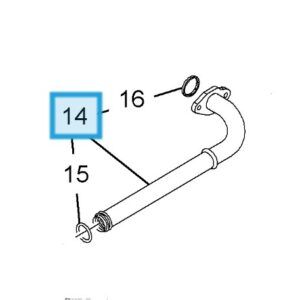 Vauxhall Zafira 2005-2011 Oil Cooler Pipe