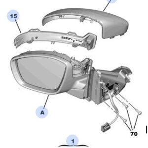 Vauxhall Mokka 2020-Present Exterior Door Mirror