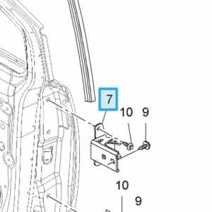 Vauxhall Meriva 2010-2017 Front Door Upper Hinge