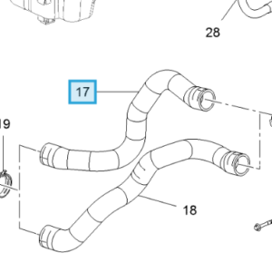 Vauxhall Insignia 2009-2017 Radiator Coolant Hose