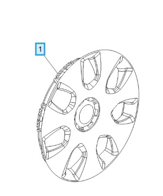 Vauxhall Astra 2004-2010 Wheel Trim (1)