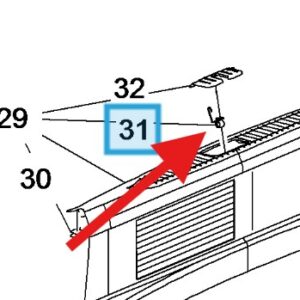Vauxhall Meriva 2001-2017 Interior Boot Trim Spring
