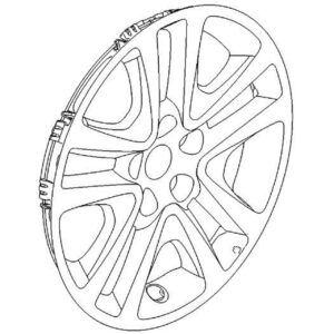 Vauxhall Astra 2015-2021 Steel Wheel Trim 16″ 5 Double Spoke