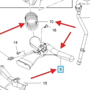 Vauxhall Meriva 2003-2011 Air Intake Pipes