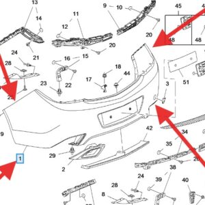 Vauxhall Insignia 2010-2017 Rear Bumper