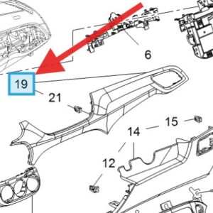 Vauxhall Corsa 2015-2019 Dashboard Strip