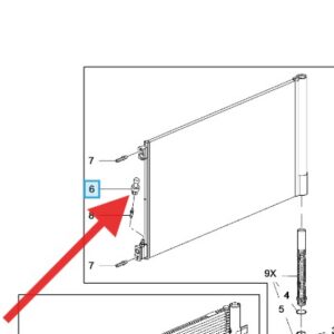 Vauxhall Insignia 2009-2017 SENSOR,REFRIGERANT PRESSURE