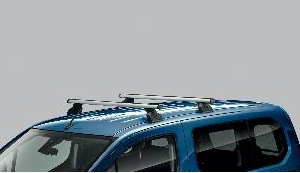 Vauxhall Combo 2012-2018 Set Of 2 Transverse Roof Bars Aluminium 