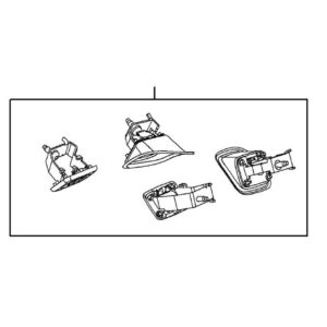 Vauxhall Grandland X 2017-Present Load Compartment Net Fixings No Sunroof