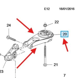 Vauxhall Insignia 2.0D 2009-2017 Rear Engine Mount