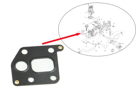 Vauxhall Antara 2007-2017 Gas Recirculation Module Seal