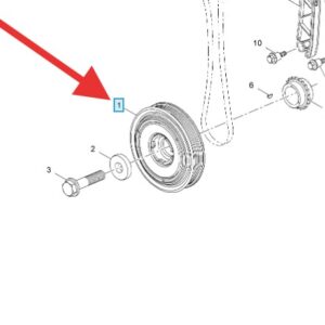 Vauxhall Antara 2007-2017 Crank Pully
