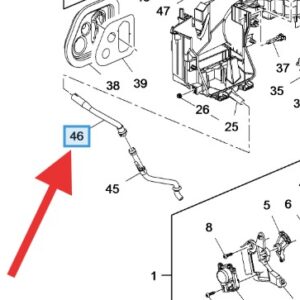 Vauxhall Astra 2015-2021 Upper Drain Hose