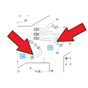 Vauxhall Corsa 2018-Present Heater Hose