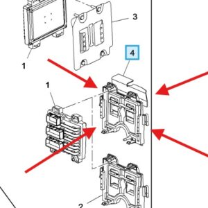 Vauxhall Corsa 2015-2019 1.4 Engine ECU Bracket