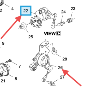Vauxhall Astra 2016-2021 Headlamp Levelling Sensor
