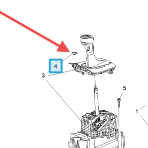 Vauxhall Mokka 2013-2019 Gear Selection Lever Bezel