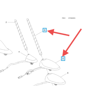 Vauxhall Viva 2015-2019 Aerial Base/Wand