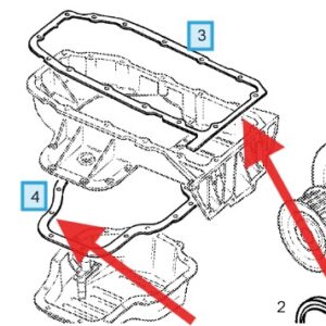 Vauxhall Astra 2004-2010 Sump Gasket