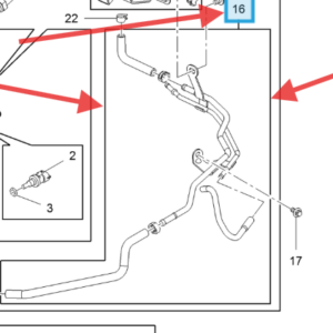 Vauxhall Meriva 1.3 CDTI 2011-2017 DPF Pressure Pipes