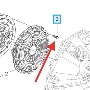 Vauxhall Astra 2011-2015 Clutch Plate Bolt (1)