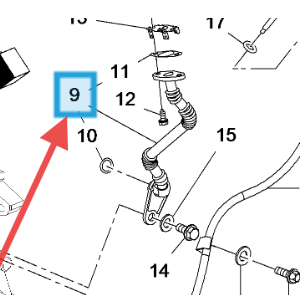 Vauxhall Insignia 2009-2017 Turbo Oil Return Pipe