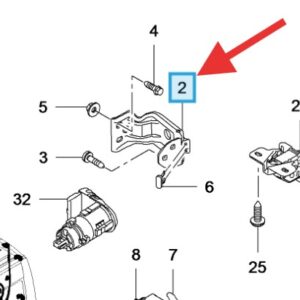 Vauxhall Movano 2010-2021 Barn Door Hinge(1)