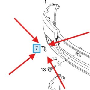 Vauxhall Vivaro 2001-2014 Front Tow Eye Cover