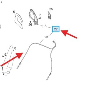 Vauxhall Corsa 2007-2014 Seat Cable VXR NURBURGRING EDITION