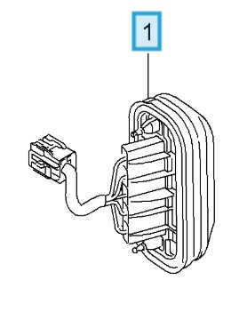 Vauxhall Movano 2010-2021 Side Sliding Door Contact Switch (BODY)