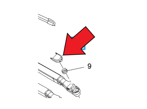 Vauxhall Mokka 2013-2019 Front Wiper Arm Cover