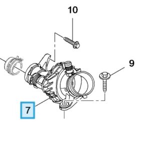 Vauxhall Vivaro 2015-2019 Turbocharger Inlet Duct Assy
