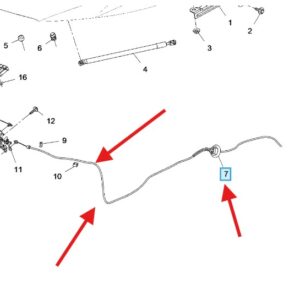 Vauxhall Corsa 2020-Present Bonnet Cable Pull Cable