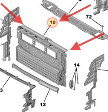 Vauxhall Grandland X Hybrid 2017-Present Pilot Air Intake Module