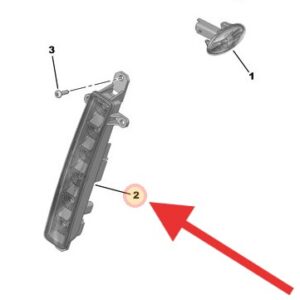 Vauxhall Vivaro 2020-Present Day Running Light