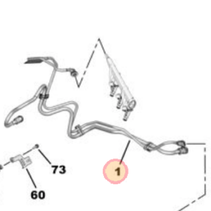 Vauxhall Grandland X 2017-Present Duel Fuel Line