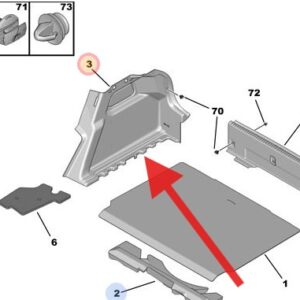 Vauxhall Corsa 2020-Present Boot Side Panel