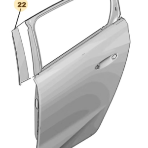Vauxhall Astra 2021-Present Rear Door Frame Trim