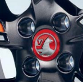 Vauxhall Mokka 2020-Present Central Cap For Alloy Wheel RED