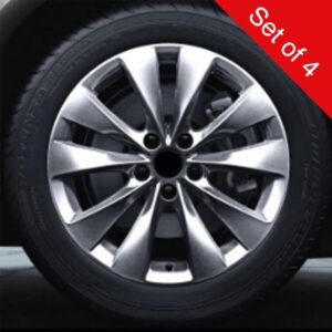 Vauxhall Cascada 2013-2019 18″ V Spokes. Sterling Silver Set of 4