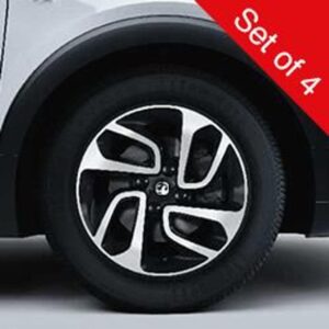 Vauxhall Crossland X 2017-2021 16″ Alloy Wheel Black Gloss Set