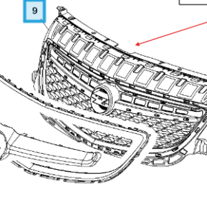 Vauxhall Insignia 2009-2017 Front Grille