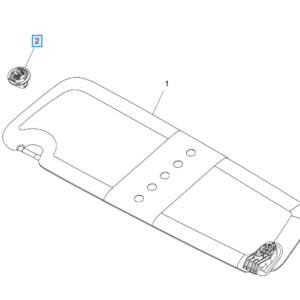 Vauxhall Vivaro 2015-2019 Sun Visor Clip