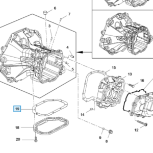 Vauxhall Corsa 2015-2019 Gearbox Gasket