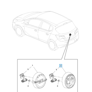 Vauxhall Corsa 2015-2019 Boot Handle