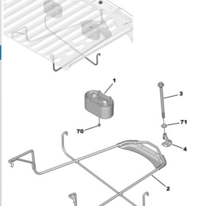 Vauxhall Combo 2018-Present Spare Wheel Carrier Support