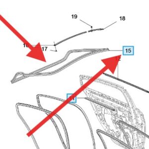 Vauxhall Insignia 2018-Present Tailgate Seal